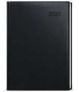 BALOUŠEK David Vivella denní 2027, černý, A5, 14,3 × 20,5 cm - Planner