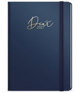 BALOUŠEK David Luxi denní 2027, modrý, A5, 14,3 × 20,5 cm - Planner