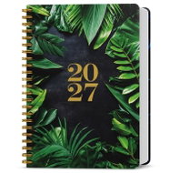 BALOUŠEK David Lamino Twin wire denní Listy 2027, A5, 14,3 × 20,5 cm - Planner