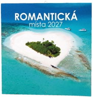 BALOUŠEK poznámkový Romantická místa 2027, 28,5 × 28,5 cm - Wall Calendar