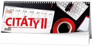 BALOUŠEK pracovní CITÁTY II 2027, 28,5 × 10,4 cm - Desk Calendar
