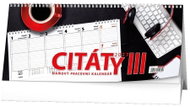 BALOUŠEK pracovní CITÁTY III 2027, 32 × 14 cm - Desk Calendar