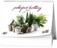 BALOUŠEK Pokojové květiny 2027, 21 × 15 cm - Desk Calendar