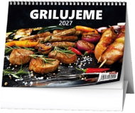 BALOUŠEK Grilujeme 2027, 21 × 15 cm - Desk Calendar