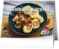 BALOUŠEK Regionální kuchyně 2027, 21 × 15 cm - Desk Calendar