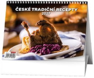 BALOUŠEK České tradiční recepty 2027, 21 × 15 cm - Desk Calendar