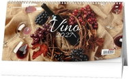 BALOUŠEK Víno 2027, 30 × 15 cm - Desk Calendar