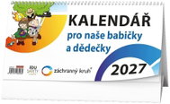 BALOUŠEK Pro naše babičky a dědečky 2027, 30 × 15 cm - Desk Calendar