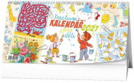 BALOUŠEK Kreativní pro děti 2027, 30 × 15 cm - Desk Calendar