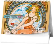 BALOUŠEK Alfons Mucha 2027, 21 × 15 cm - Desk Calendar