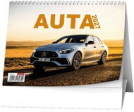 BALOUŠEK Auta 2027, 21 × 15 cm - Desk Calendar
