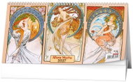 BALOUŠEK Alfons Mucha 2027, 30 × 15 cm - Desk Calendar