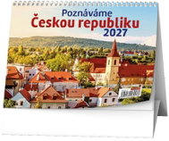 BALOUŠEK Poznáváme Českou republiku 2027, 21 × 15 cm - Desk Calendar