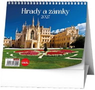 BALOUŠEK IDEÁL Hrady a zámky 2027, 16,5 × 13,5 cm - Desk Calendar