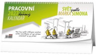 BALOUŠEK pracovní daňový Svět podle Marka Simona 2027, 32 × 14 cm - Desk Calendar
