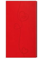 BALOUŠEK Jakub Vivella s ražbou týdenní Srdce 2027, červený, kapesní, 7,5 × 15 cm - Planner