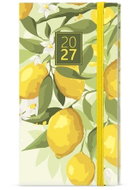 BALOUŠEK Jakub Lamino týdenní Citron 2027, kapesní, 7,5 × 15 cm - Planner