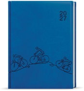 BALOUŠEK Prokop Vivella s ražbou týdenní Kolo 2027, jasně modrý, B6, 12 × 16,5 cm - Planner