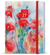 BALOUŠEK Prokop Lamino týdenní Květy 2027, B6, 12 × 16,5 cm - Planner