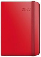 BALOUŠEK Zoro Flexi týdenní 2027, červený, A5, 14,3 × 20,5 cm - Planner