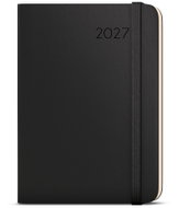 BALOUŠEK Zoro Hemingway týdenní 2027, černý, A5, 14,3 × 20,5 cm - Planner