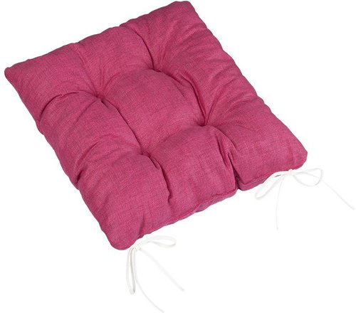 BELLATEX Seat LADA 41/021 quilted 40 × 40 cm, burgundy - Pillow Seat - Main image