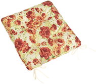 BELLATEX Seat cushion BERTA 41/606 quilted 40 × 40 cm, peony - Chair Cushion