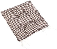 BELLATEX Seat cushion BERTA 41/608 quilted 40 × 40 cm, brown - Chair Cushion