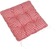BELLATEX Seat cushion BERTA 41/609 quilted 40 × 40 cm, red - Chair Cushion