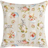 BELLATEX EMA cushion 45 × 45 cm 55/551 Easter eggs with bunny - Pillow