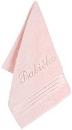 BELLATEX s.r.o. Froté uterák 50 × 100 Linie L/719 ružový s výšivkou Babička - Uterák