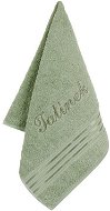 BELLATEX s.r.o. Froté uterák 50 × 100 Linie L/720 zelený s výšivkou „Tatínek“ - Uterák