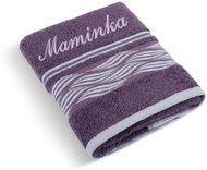 BELLATEX s. r. o. Terry towel 50×100 Wool 72/120 with embroidery Mom - Towel