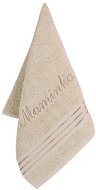 BELLATEX s.r.o. Froté uterák 50 × 100 Linie L/714 béžový s výšivkou Maminka - Uterák