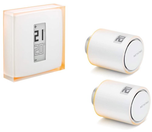 Netatmo Thermostat + 2x Netatmo Heizkörperventile - Satz - Hauptbild