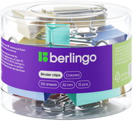 BERLINGO 32 mm, pastelové barvy - dóza 12 ks - Document Clip