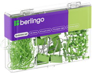 BERLINGO sada kancelářských potřeb, zelená - balení 120 ks - Pins