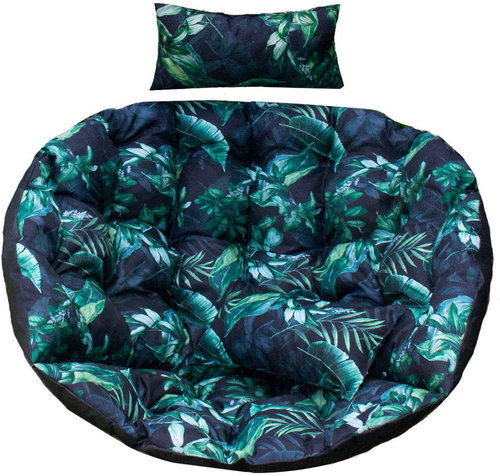 Blomster Premium cocoon armchair cushion - leaves - Cushion - Main image