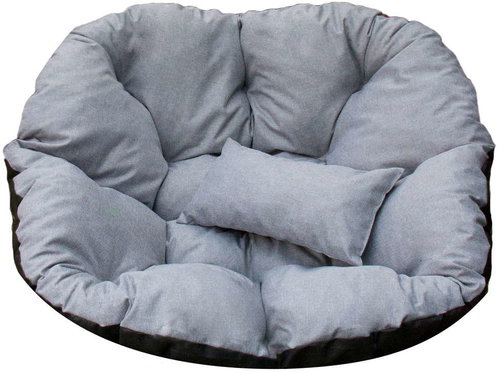 Blomster Round cocoon swing cushion - light grey - Cushion - Main image
