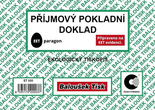 BALOUŠEK Receipt Cash Receipt - Form - Main image