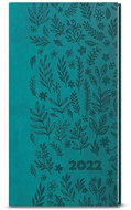 BALOUŠEK kapesní 2022 Vivella s ražbou tyrkys Louka - Diář