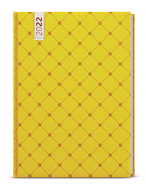 BALOUŠEK 2022 B6 Lamino Yellow - Daily Diary