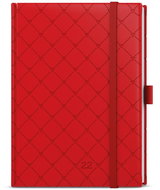 BALOUŠEK 2022 B6 Vivella Extra Red Heart - Daily Diary