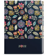 BALOUŠEK 2022 A5 Lamino Black - Daily Diary