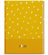 BALOUŠEK 2022 A5 Lamino Ochre - Daily Diary