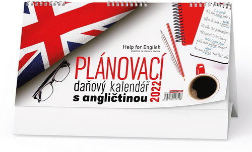BALOUŠEK plánovací daňový s angličtinou 2022 - Stolní kalendář - Main image