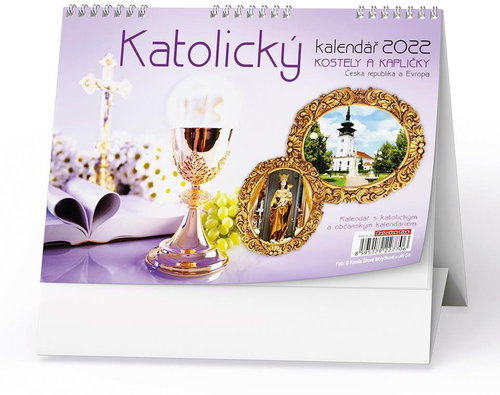 BALOUŠEK Katolický kalendář (kostely a kapličky) 2022 - Stolní kalendář - Main image