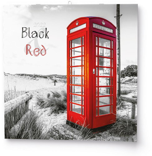 BALOUŠEK poznámkový Black&Red 2022 - Nástěnný kalendář - Main image