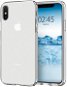 Spigen Liquid Crystal Clear iPhone XS/X + Spigen Glass Glas.tR Slim HD iPhone XS/X - Telefon tok
