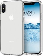Spigen Liquid Crystal Clear iPhone XS/X + Spigen Glass Glas.tR Slim HD iPhone XS/X - Kryt na mobil